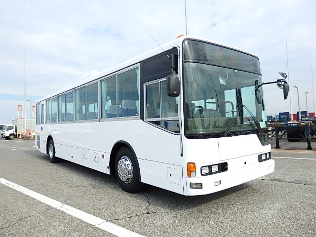 三菱ふそう・大型送迎バス・前中扉・ツーステップ式・シャトルバス仕様 